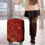 Chinese Horoscope Ox Sign Print Luggage Cover
