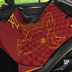Chinese Horoscope Ox Sign Print Pet Car Back Seat Cover