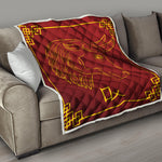 Chinese Horoscope Ox Sign Print Quilt