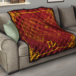 Chinese Horoscope Ox Sign Print Quilt