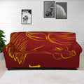Chinese Horoscope Ox Sign Print Sofa Cover