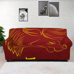 Chinese Horoscope Ox Sign Print Sofa Cover