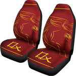 Chinese Horoscope Ox Sign Print Universal Fit Car Seat Covers
