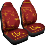 Chinese Horoscope Ox Sign Print Universal Fit Car Seat Covers