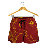 Chinese Horoscope Ox Sign Print Women's Shorts