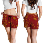 Chinese Horoscope Ox Sign Print Women's Shorts