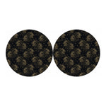 Chinese Koi Carp Pattern Print Car Coasters