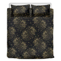 Chinese Koi Carp Pattern Print Duvet Cover Bedding Set