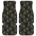 Chinese Koi Carp Pattern Print Front and Back Car Floor Mats