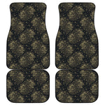 Chinese Koi Carp Pattern Print Front and Back Car Floor Mats