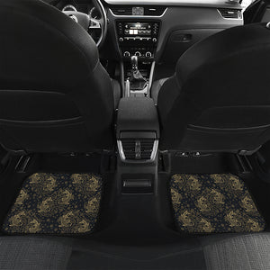 Chinese Koi Carp Pattern Print Front and Back Car Floor Mats