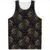 Chinese Koi Carp Pattern Print Men's Tank Top