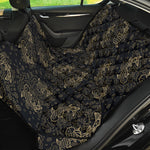 Chinese Koi Carp Pattern Print Pet Car Back Seat Cover