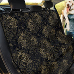 Chinese Koi Carp Pattern Print Pet Car Back Seat Cover