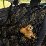 Chinese Koi Carp Pattern Print Pet Car Back Seat Cover