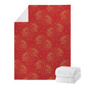 Chinese Koi Fish Pattern Print Blanket