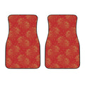 Chinese Koi Fish Pattern Print Front Car Floor Mats