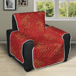 Chinese Koi Fish Pattern Print Recliner Protector