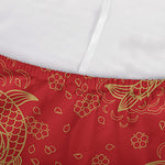 Chinese Koi Fish Pattern Print Sofa Cover