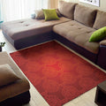 Chinese Lu Symbol Pattern Print Floor Mat