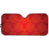 Chinese Lu Symbol Pattern Print Car Sun Shade