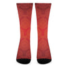 Chinese Lu Symbol Pattern Print Crew Socks