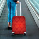 Chinese Lu Symbol Pattern Print Luggage Cover