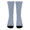 Chinese Luck Symbol Pattern Print Crew Socks