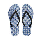 Chinese Luck Symbol Pattern Print Flip Flops