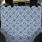 Chinese Luck Symbol Pattern Print Pet Car Back Seat Cover