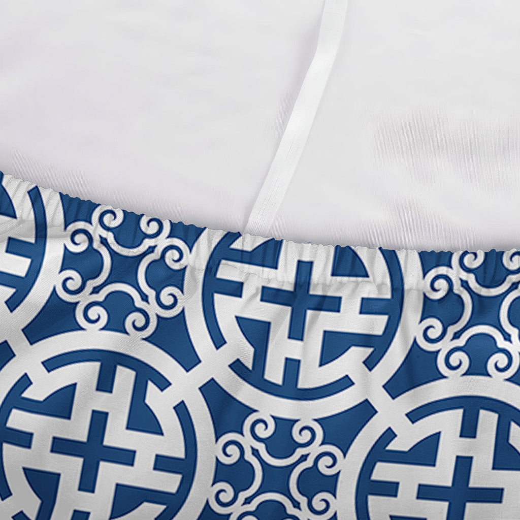 Chinese Luck Symbol Pattern Print Sofa Cover