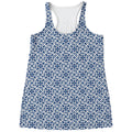 Chinese Luck Symbol Pattern Print Women's Racerback Tank Top