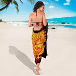 Chinese New Year Rooster Print Beach Sarong Wrap