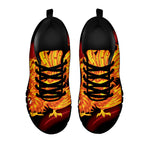 Chinese New Year Rooster Print Black Sneakers