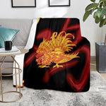 Chinese New Year Rooster Print Blanket
