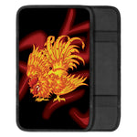 Chinese New Year Rooster Print Car Center Console Cover