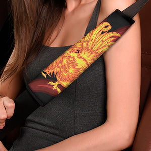 Chinese New Year Rooster Print Car Seat Belt Covers