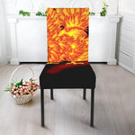 Chinese New Year Rooster Print Dining Chair Slipcover