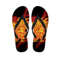 Chinese New Year Rooster Print Flip Flops