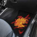 Chinese New Year Rooster Print Front and Back Car Floor Mats