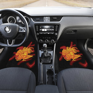 Chinese New Year Rooster Print Front Car Floor Mats