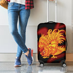 Chinese New Year Rooster Print Luggage Cover