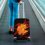 Chinese New Year Rooster Print Luggage Cover