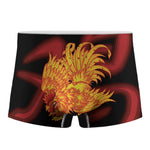 Chinese New Year Rooster Print Men's Boxer Briefs