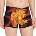Chinese New Year Rooster Print Men's Boxer Briefs