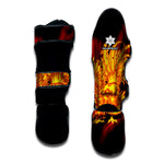 Chinese New Year Rooster Print Muay Thai Shin Guard