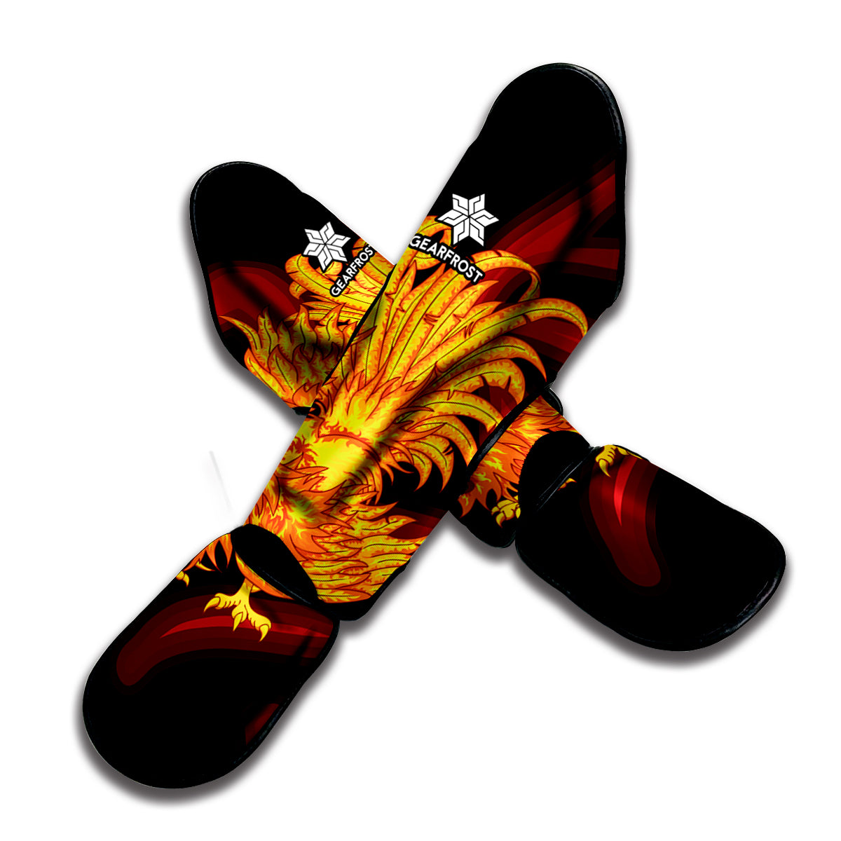 Chinese New Year Rooster Print Muay Thai Shin Guard