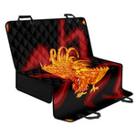 Chinese New Year Rooster Print Pet Car Back Seat Cover
