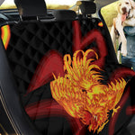 Chinese New Year Rooster Print Pet Car Back Seat Cover