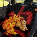 Chinese New Year Rooster Print Pet Car Back Seat Cover